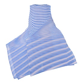 Generic Stripes Pleated Flared Dress