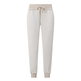 Mixed Media Tapered Trousers