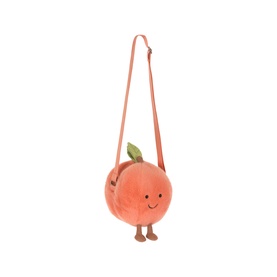 Amuseables Peach Shoulder Bag 18cm