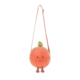 Amuseables Peach Shoulder Bag 18cm