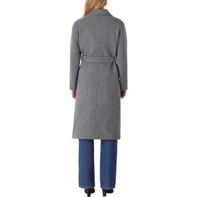 Belted Longline Wool Coat