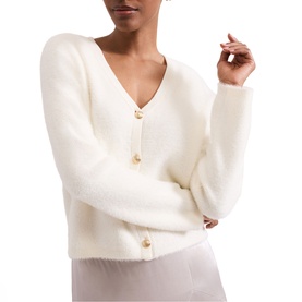 Mindy Fluffy Knitted Cardigan