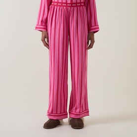 Logo Striped Pyjama Bottoms