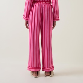 Logo Striped Pyjama Bottoms