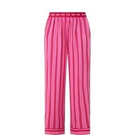 Logo Striped Pyjama Bottoms