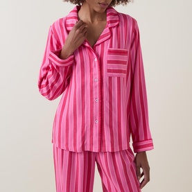 Patch Pocket Striped Pyjama Top
