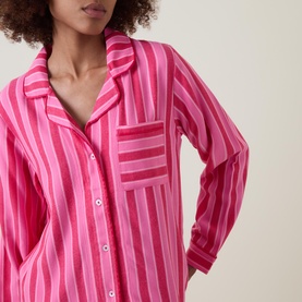 Patch Pocket Striped Pyjama Top
