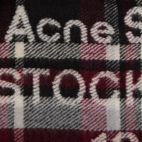 Checked Logo Scarf