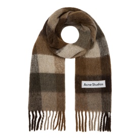 Valley Logo Check Scarf