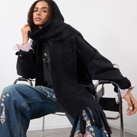 Kooder Logo Fringed Scarf