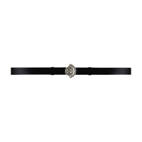 Beslie Embellished Buckle Leather Belt