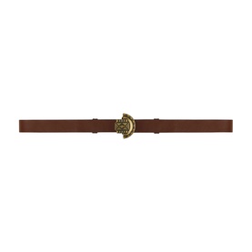 Beslie Embellished Buckle Leather Belt