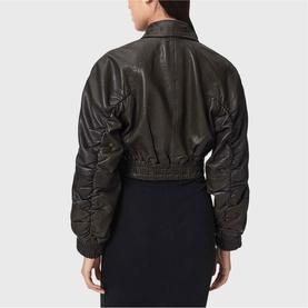 Anouk Leather Bomber Jacket