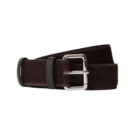 Calf Hair Leather Belt