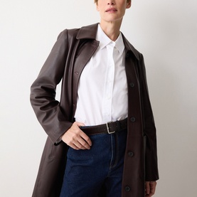 Calf Hair Leather Belt