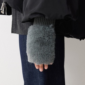 Faux Fur Mittens