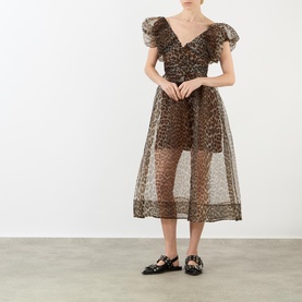 Leopard Print Mini Dress