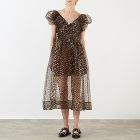 Leopard Print Mini Dress