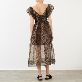 Leopard Print Mini Dress