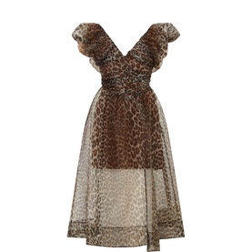 Leopard Print Mini Dress