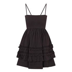 Frill Tiered Mini Dress