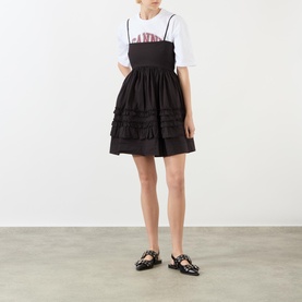 Frill Tiered Mini Dress