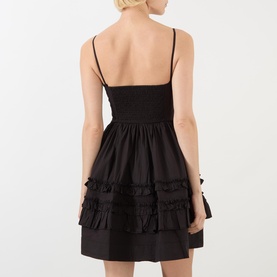 Frill Tiered Mini Dress