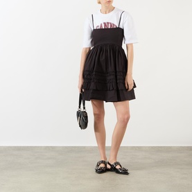 Frill Tiered Mini Dress