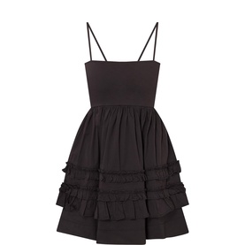 Frill Tiered Mini Dress