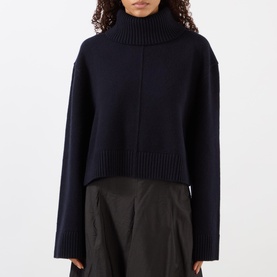 Compact Wool Turtleneck Sweater