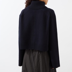 Compact Wool Turtleneck Sweater