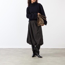 Compact Wool Turtleneck Sweater