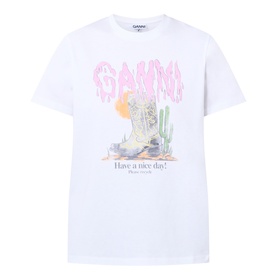 Cowboy Boots Graphic Logo T-Shirt