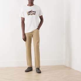 Relaxed Batwing Logo Graphic T-Shirt