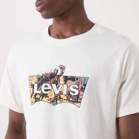Relaxed Batwing Logo Graphic T-Shirt