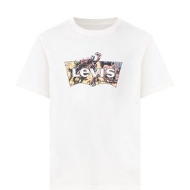 Relaxed Batwing Logo Graphic T-Shirt