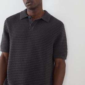 Laguna Open Knit Polo Shirt