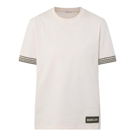 Tipped-Sleeve Logo T-Shirt