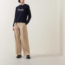 Pleated Wide Leg Trousers