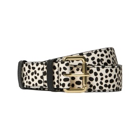 Polka Dot Calf Hair Belt