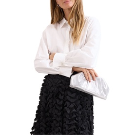 Ruched Clutch Bag