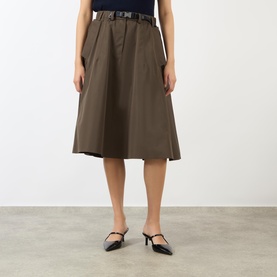 High-Rise A-Line Skirt