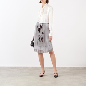 Beaded Pleated Skirt