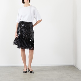 Sequin Lace Skirt