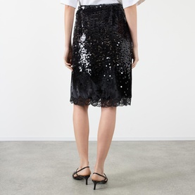 Sequin Lace Skirt