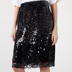 Sequin Lace Skirt