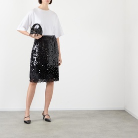 Sequin Lace Skirt