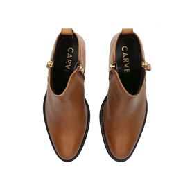 Secil Wide Fit Leather Ankle Boots