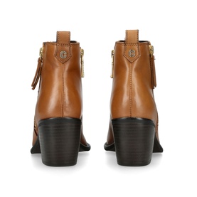 Secil Wide Fit Leather Ankle Boots