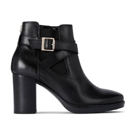 Silver 2 Wide Fit Leather Ankle Boots